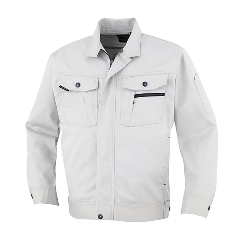 コーコス信岡 立体カット ブルゾン AS-1930 シルバー S 1枚（ご注文単位1枚）【直送品】