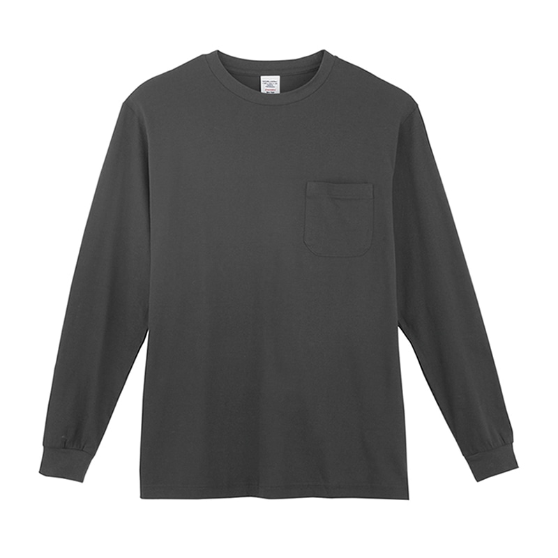 コーコス信岡 長袖Tシャツ 3008 チャコール 5L 1枚（ご注文単位1枚）【直送品】