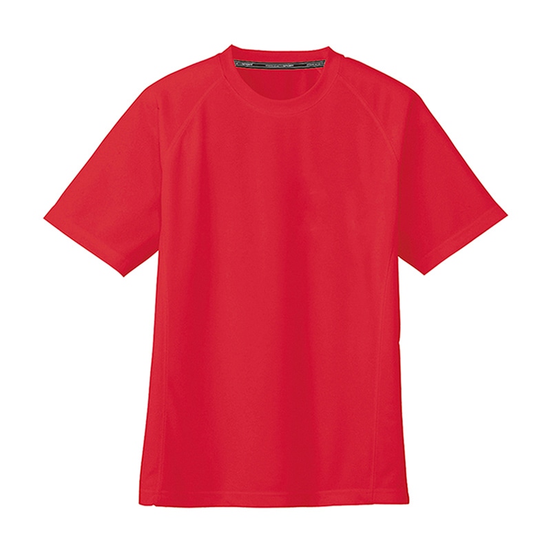 コーコス信岡 半袖Tシャツ 胸ポケットなし AS-647 レッド SS 1枚（ご注文単位1枚）【直送品】