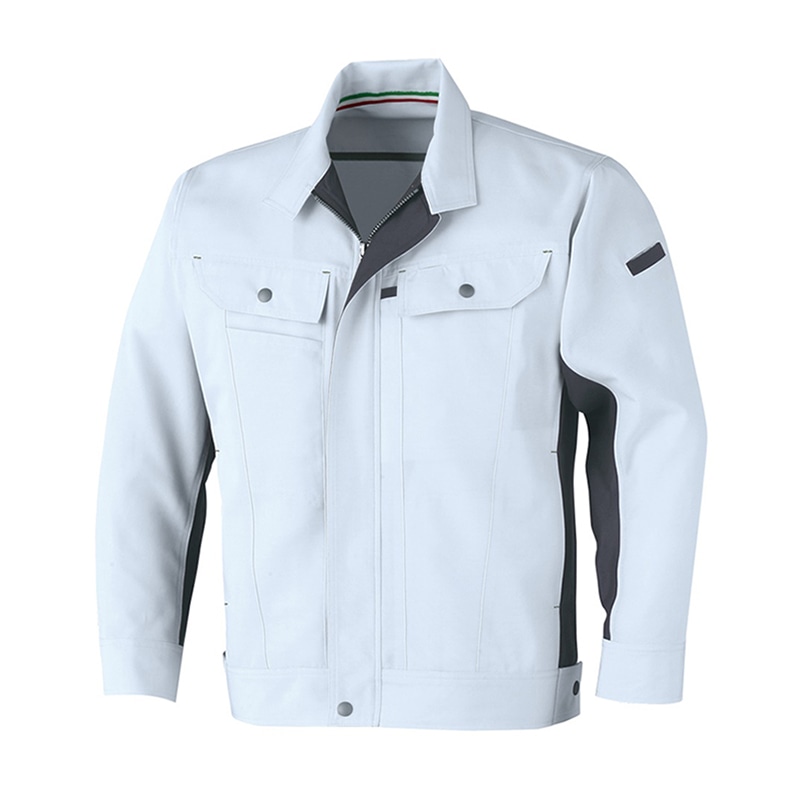 コーコス信岡 立体カット 長袖ブルゾン A-5071 シルバー SS 1枚（ご注文単位1枚）【直送品】