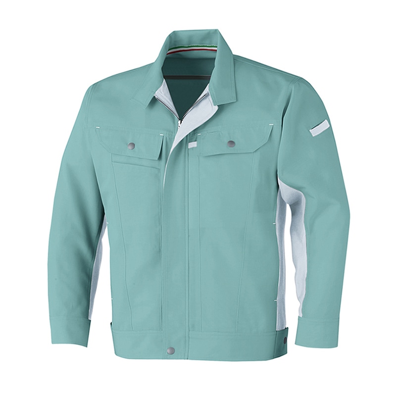 コーコス信岡 立体カット 長袖ブルゾン A-5071 グリーン M 1枚（ご注文単位1枚）【直送品】