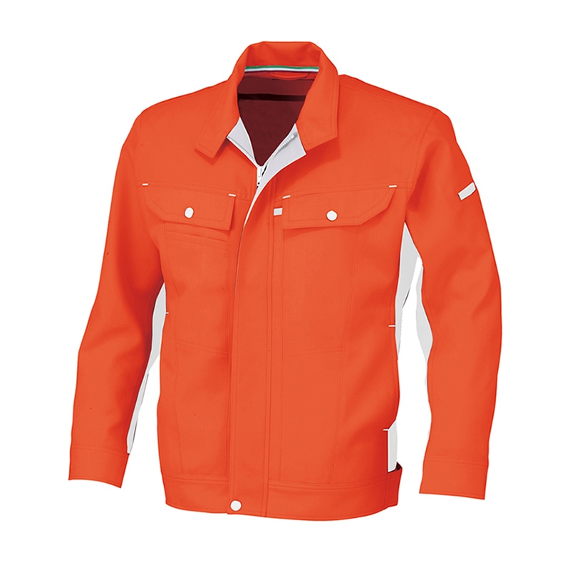 コーコス信岡 立体カット ブルゾン A-5170 オレンジ 4L 1枚（ご注文単位1枚）【直送品】