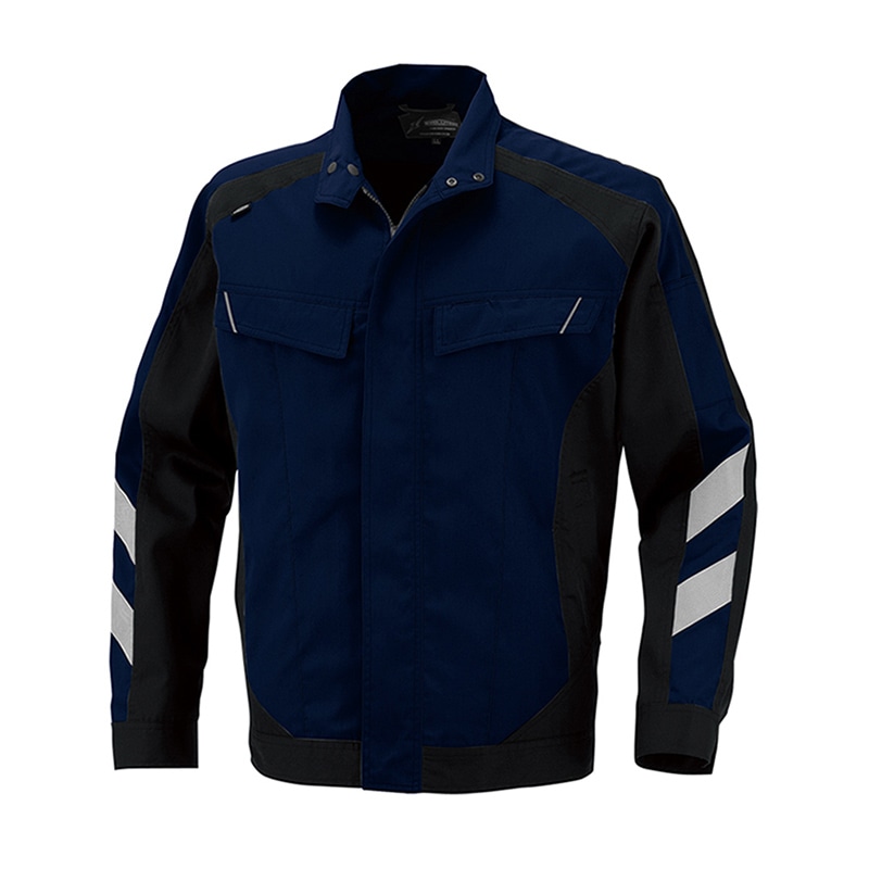 コーコス信岡 長袖ブルゾン A-3071 ネイビー LL 1枚（ご注文単位1枚）【直送品】