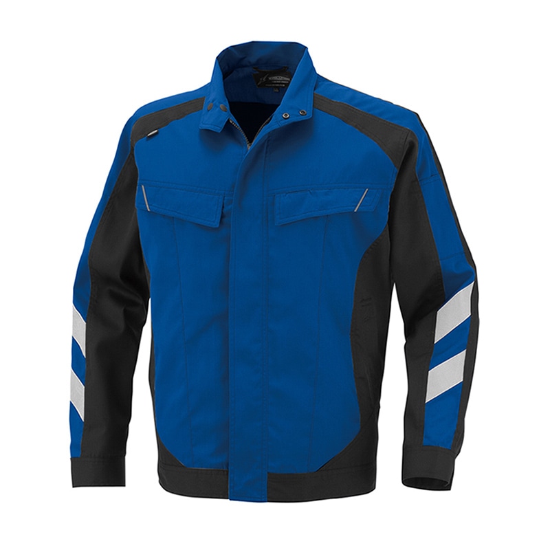 コーコス信岡 長袖ブルゾン A-3071 ブルー LL 1枚（ご注文単位1枚）【直送品】