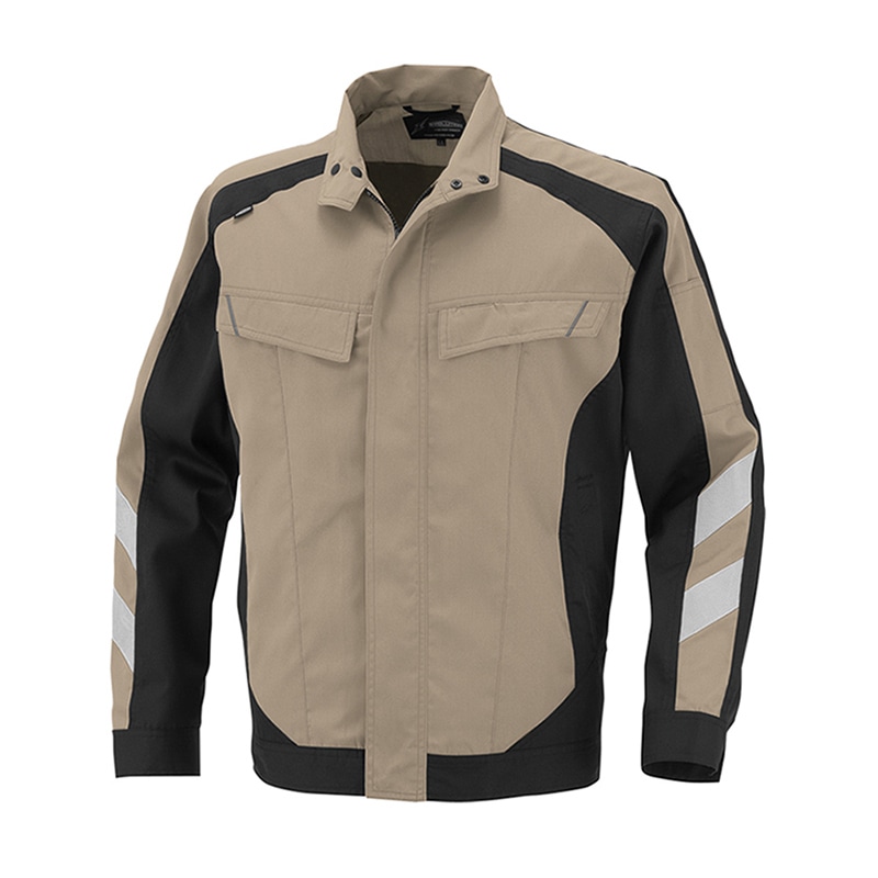 コーコス信岡 長袖ブルゾン A-3071 カーキ 5L 1枚（ご注文単位1枚）【直送品】