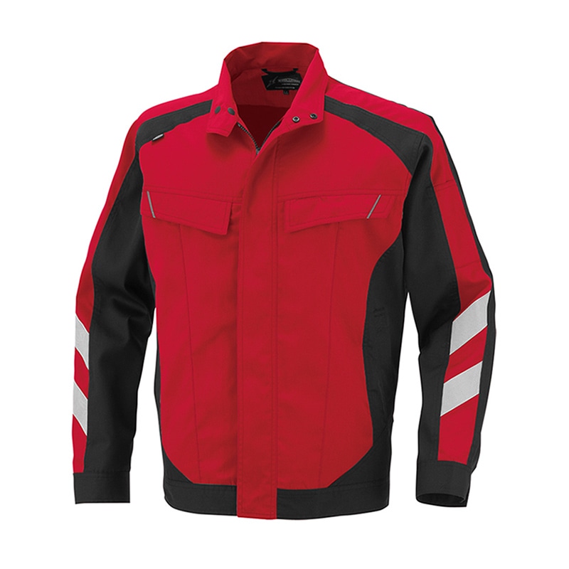 コーコス信岡 長袖ブルゾン A-3071 レッド M 1枚（ご注文単位1枚）【直送品】