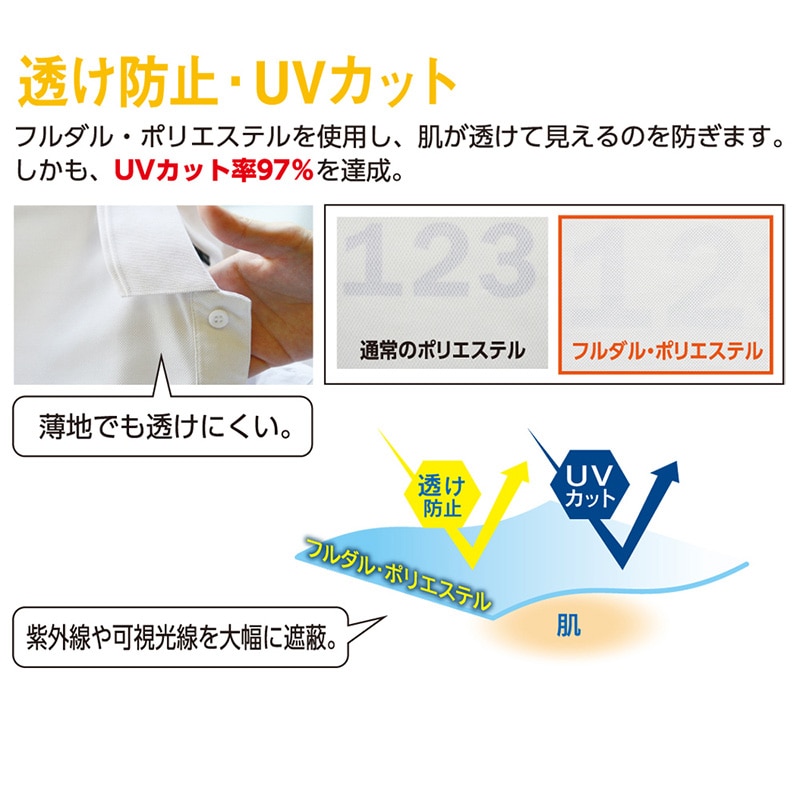 コーコス信岡 裾ジャージ半袖ポロ A-187 ネイビー 3L 1枚(ご注文単位1枚)【直送品】