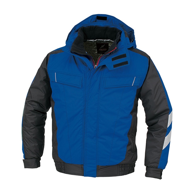 コーコス信岡 裏アルミ 防寒ブルゾン A-3270 ブルー 4L 1枚（ご注文単位1枚）【直送品】