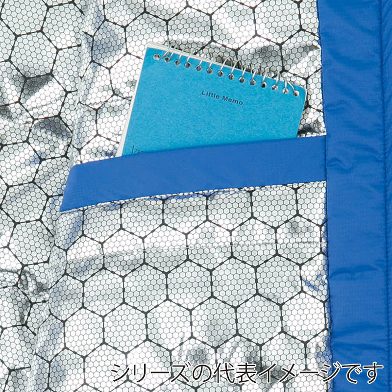 コーコス信岡 裏アルミ 防寒ブルゾン A-3270 レッド S 1枚（ご注文単位1枚）【直送品】