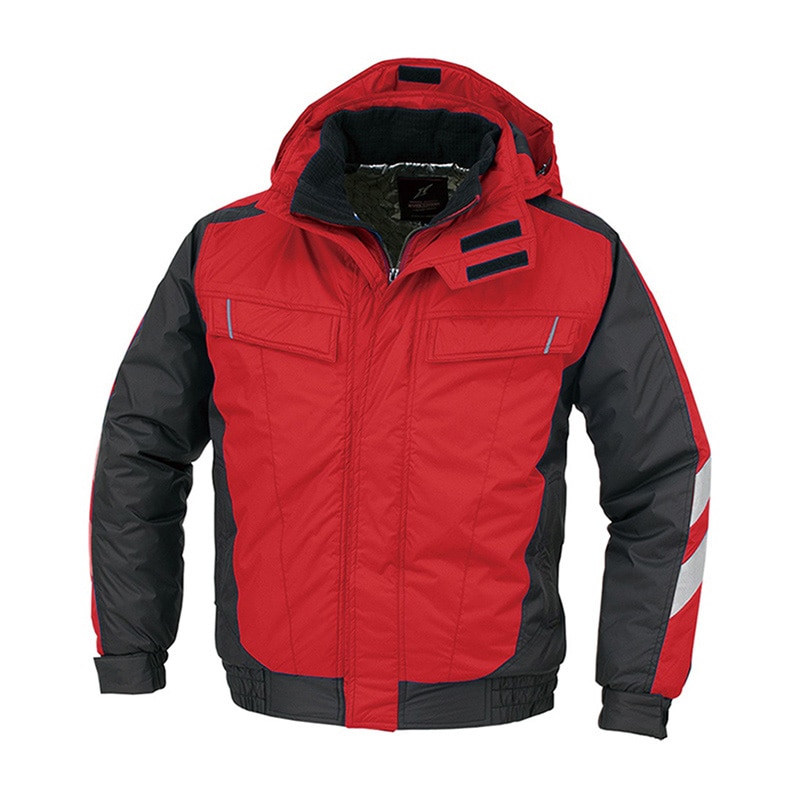 コーコス信岡 裏アルミ 防寒ブルゾン A-3270 レッド L 1枚（ご注文単位1枚）【直送品】