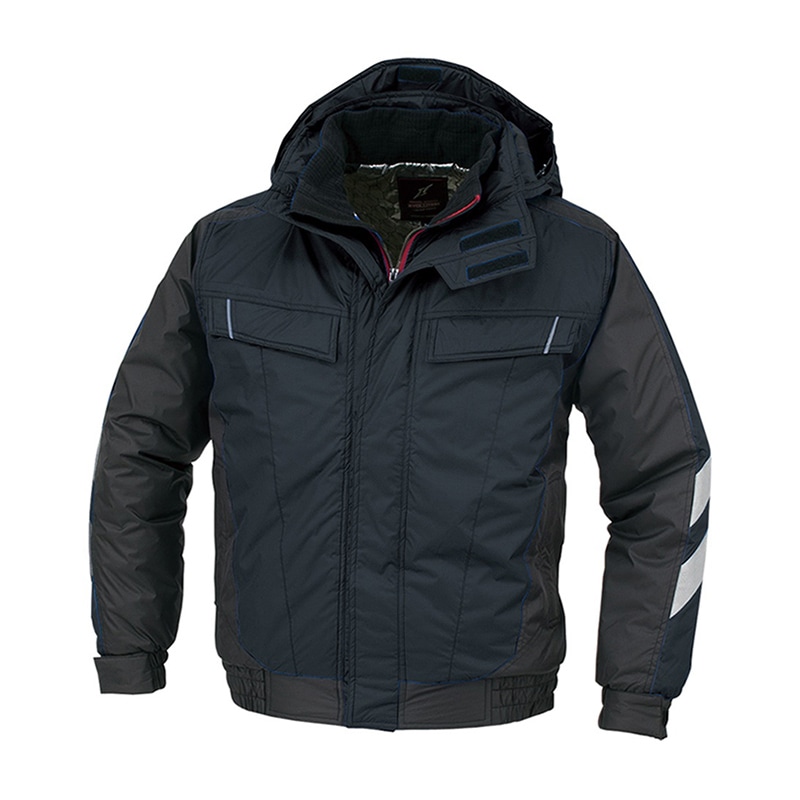 コーコス信岡 裏アルミ 防寒ブルゾン A-3270 チャコール 3L 1枚（ご注文単位1枚）【直送品】