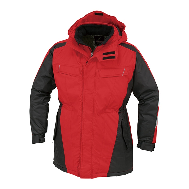 コーコス信岡 裏アルミ 防寒コート A-3276 レッド 5L 1枚（ご注文単位1枚）【直送品】