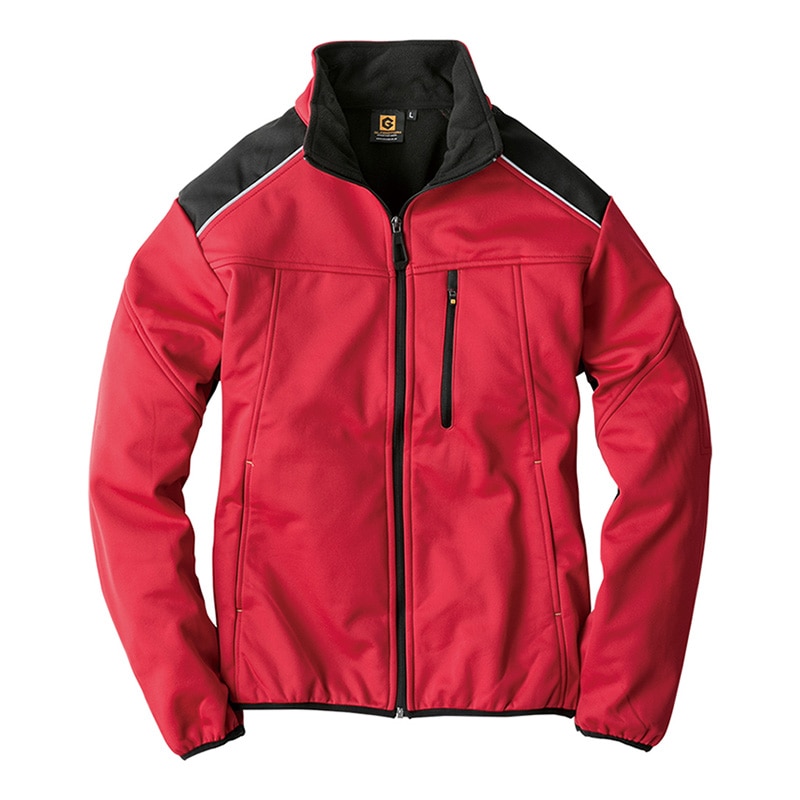 コーコス信岡 防風ストレッチブルゾン G-2240 レッド LL 1枚（ご注文単位1枚）【直送品】