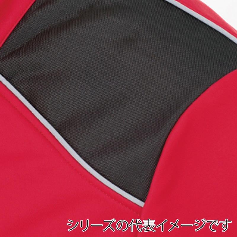 コーコス信岡 防風ストレッチベスト G-2249 レッド LL 1枚（ご注文単位1枚）【直送品】