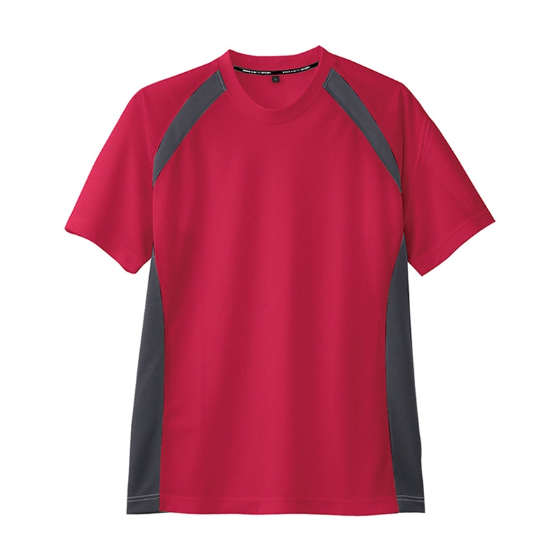 コーコス信岡 半袖Tシャツ AS-627 レッド 4L 1枚（ご注文単位1枚）【直送品】