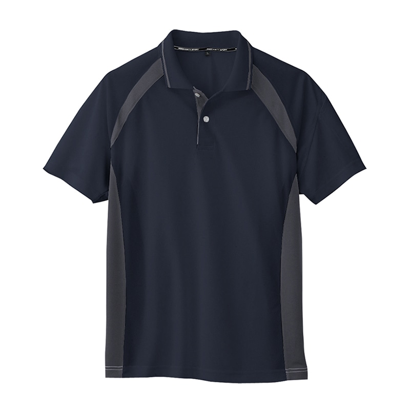 コーコス信岡 半袖ポロシャツ AS-1627 ネイビー S 1枚（ご注文単位1枚）【直送品】