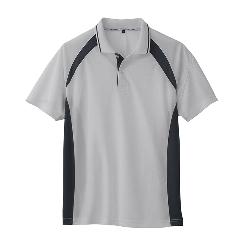 コーコス信岡 半袖ポロシャツ AS-1627 シルバー SS 1枚（ご注文単位1枚）【直送品】