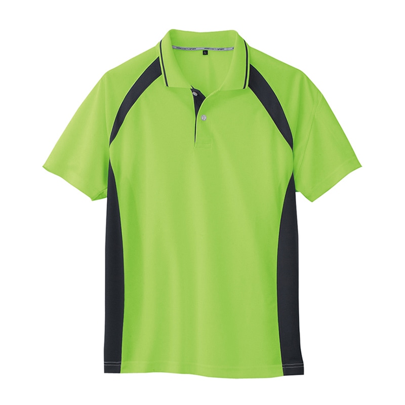 コーコス信岡 半袖ポロシャツ AS-1627 ライム 4L 1枚（ご注文単位1枚）【直送品】