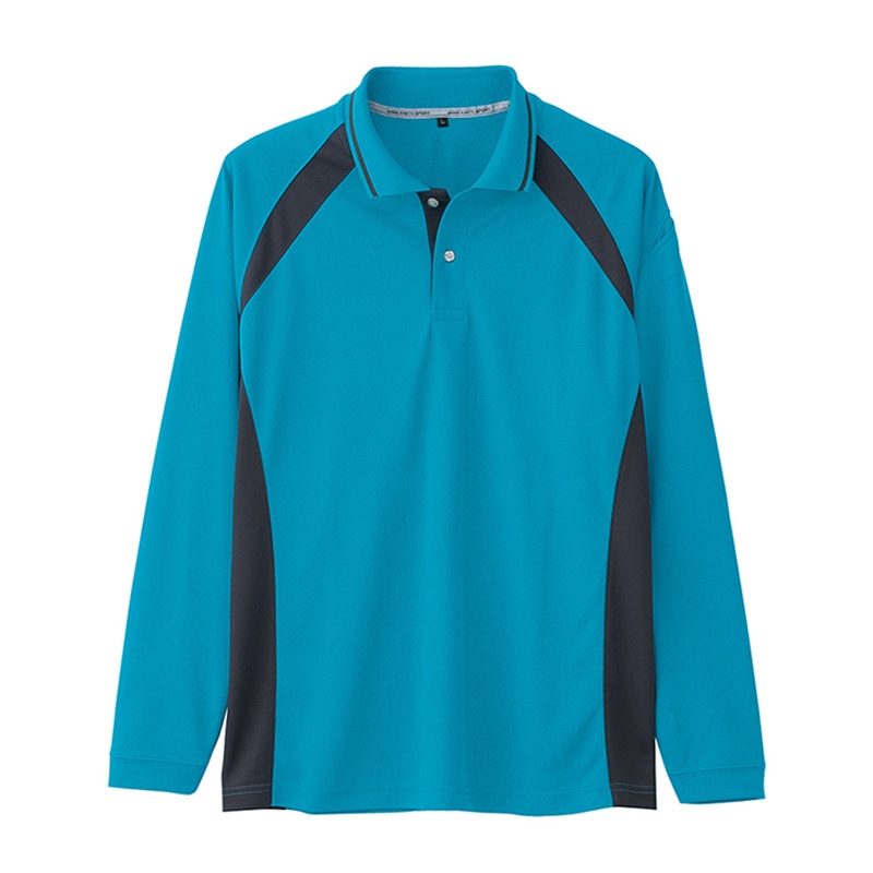 コーコス信岡 長袖ポロシャツ AS-1628 ターコイズ 3L 1枚（ご注文単位1枚）【直送品】