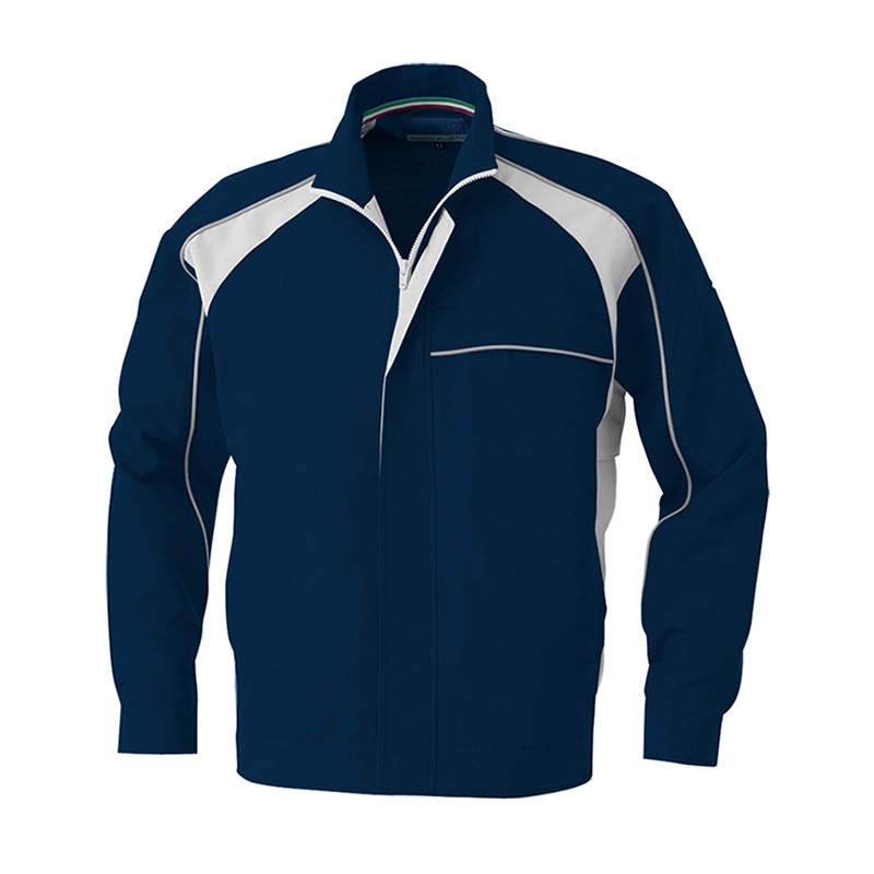 コーコス信岡 長袖ブルゾン A-5081 ネイビー 4L 1枚（ご注文単位1枚）【直送品】