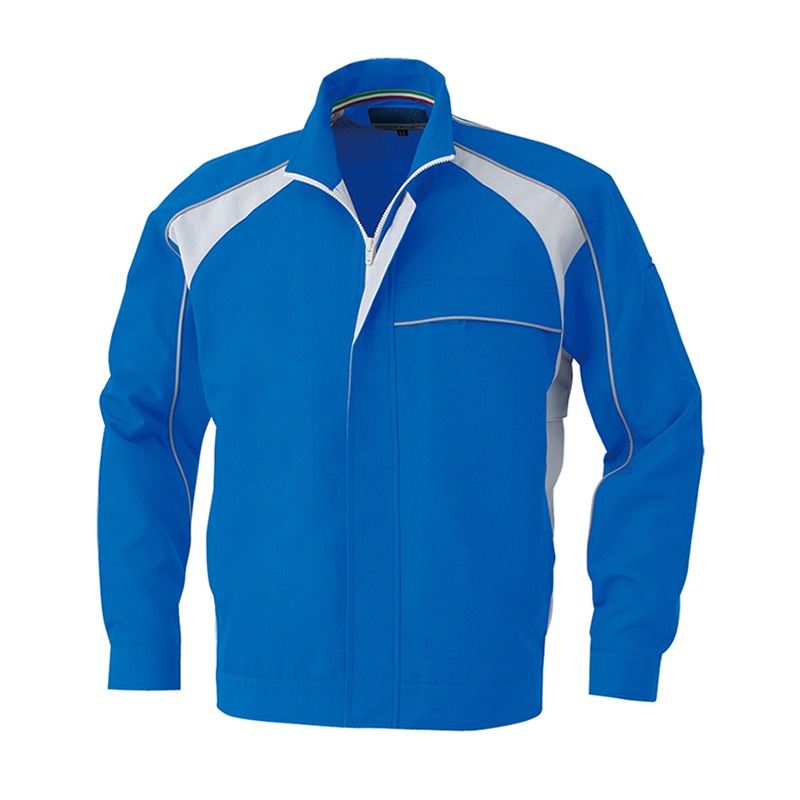 コーコス信岡 長袖ブルゾン A-5081 ブルー 4L 1枚（ご注文単位1枚）【直送品】