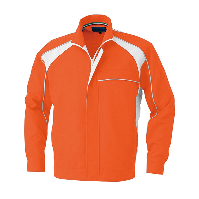 コーコス信岡 長袖ブルゾン A-5081 オレンジ L 1枚（ご注文単位1枚）【直送品】