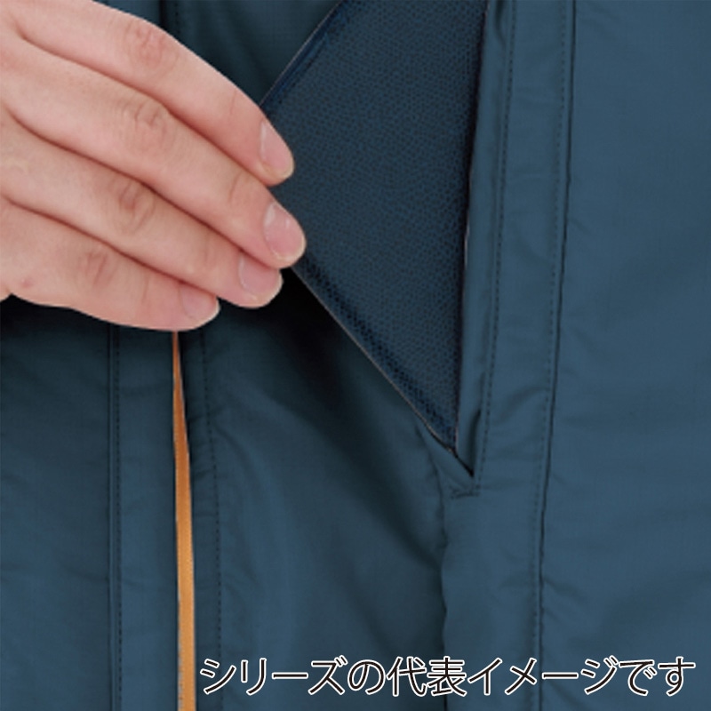 コーコス信岡 軽量・製品制電防寒コート A-12366 ネイビー 6L 1枚（ご注文単位1枚）【直送品】