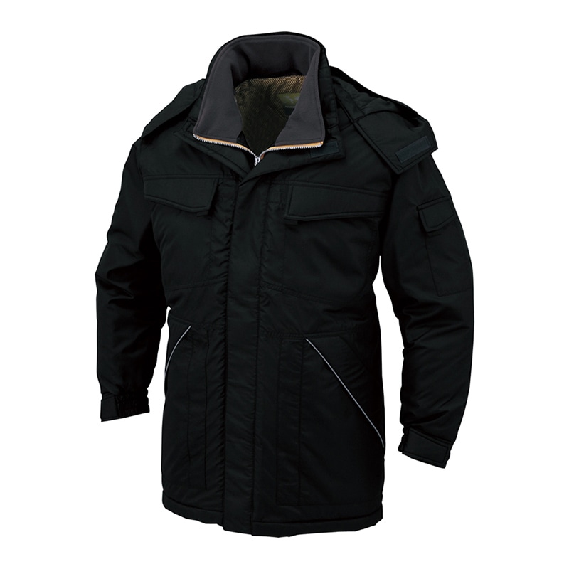 コーコス信岡 軽量・製品制電防寒コート A-12366 ブラック M 1枚（ご注文単位1枚）【直送品】