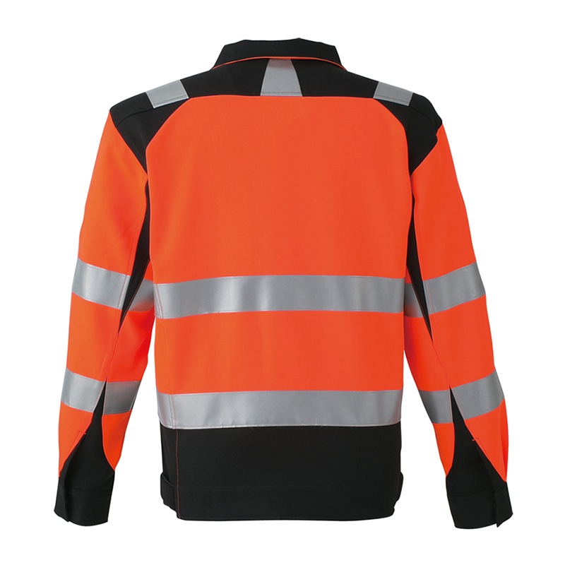 コーコス信岡 高視認性 安全ジャケット CS-2410 オレンジ 4L 1枚（ご注文単位1枚）【直送品】