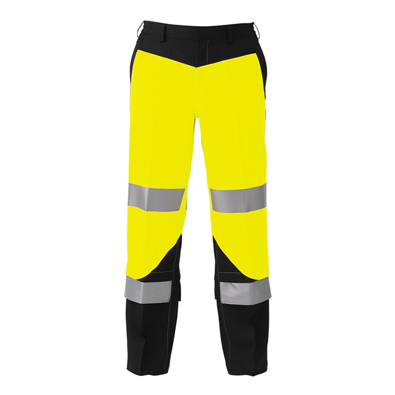 コーコス信岡 高視認性 安全スラックス CS-2413 イエロー L 1枚（ご注文単位1枚）【直送品】