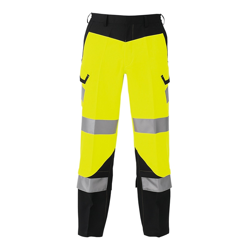 コーコス信岡 高視認性 安全カーゴパンツ CS-2415 イエロー L 1枚（ご注文単位1枚）【直送品】