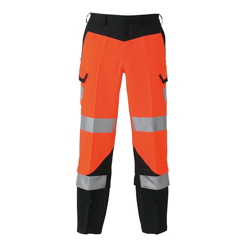 コーコス信岡 高視認性 安全カーゴパンツ CS-2415 オレンジ S 1枚（ご注文単位1枚）【直送品】