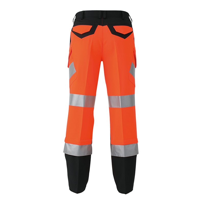 コーコス信岡 高視認性 安全カーゴパンツ CS-2415 オレンジ L 1枚(ご注文単位1枚)【直送品】