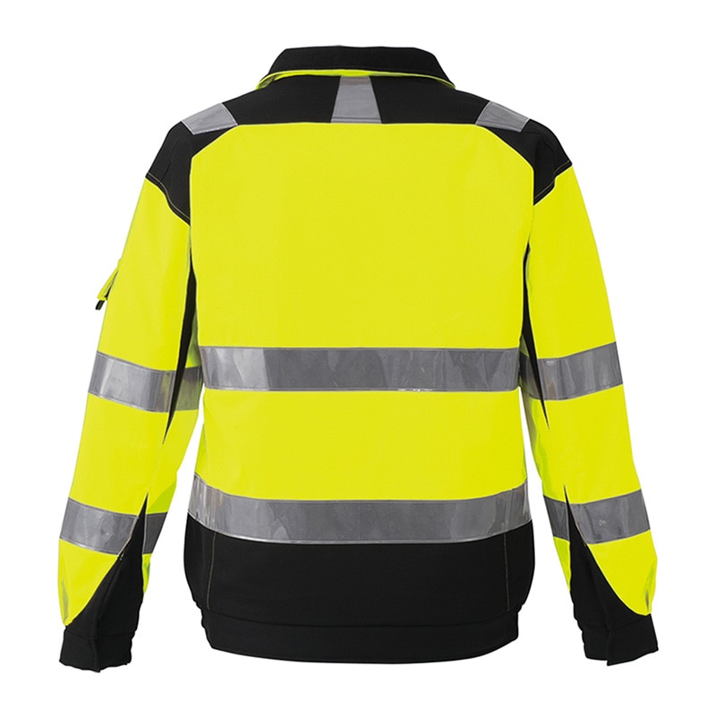 コーコス信岡 高視認性 安全防水防寒ジャケット CS-2420 イエロー 4L 1枚（ご注文単位1枚）【直送品】