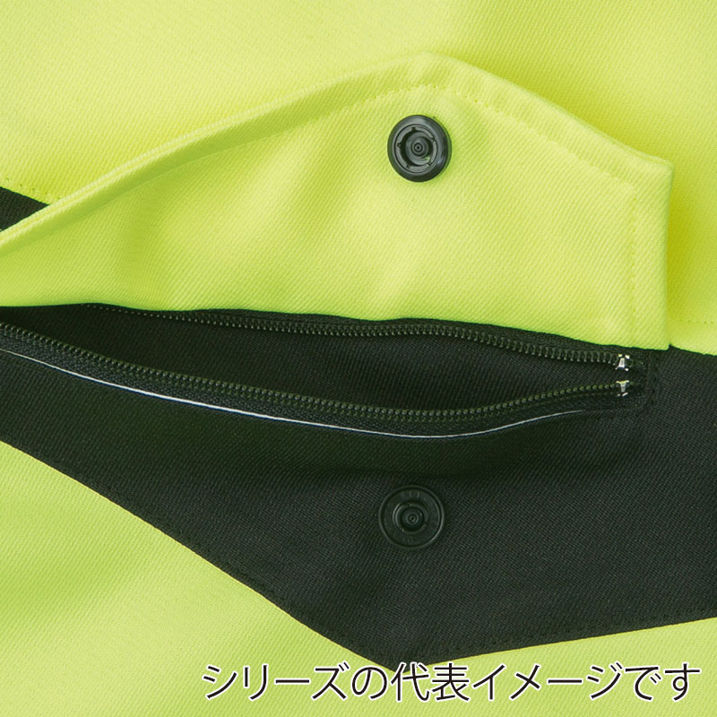 コーコス信岡 高視認性 安全防水防寒ジャケット CS-2420 オレンジ 4L 1枚（ご注文単位1枚）【直送品】