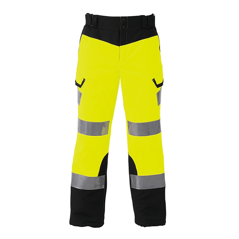 コーコス信岡 高視認性 安全防水防寒カーゴパンツ CS-2425 イエロー 3L 1枚（ご注文単位1枚）【直送品】