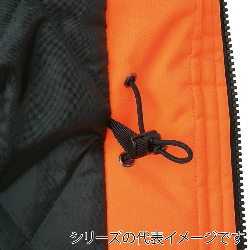 コーコス信岡 高視認性 安全防水防寒コート CS-2426 イエロー LL 1枚（ご注文単位1枚）【直送品】