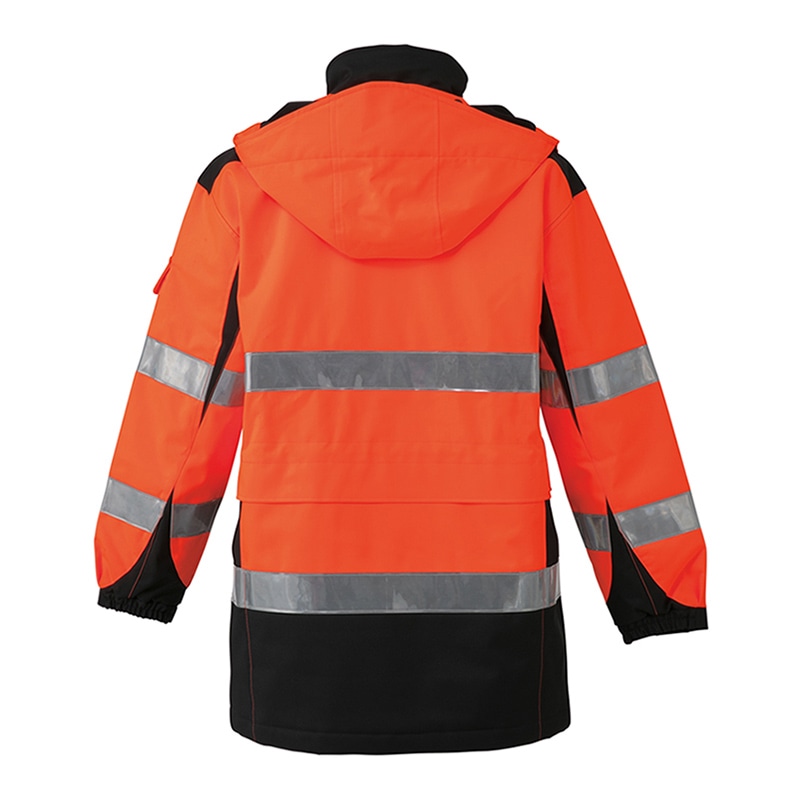 コーコス信岡 高視認性 安全防水防寒コート CS-2426 オレンジ L 1枚（ご注文単位1枚）【直送品】