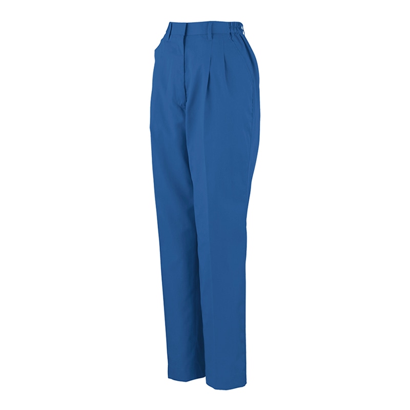 コーコス信岡 エコ5IVEスター レディーススラックス 脇ゴム A-4454 スカイブルー 4L 1枚（ご注文単位1枚）【直送品】