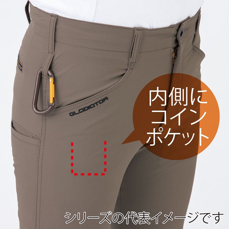 コーコス信岡 4WAY ストレッチショートカーゴ GX-3816 カーキ SS 1枚（ご注文単位1枚）【直送品】