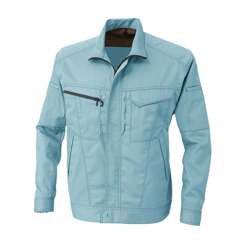 コーコス信岡 長袖ブルゾン A-4071 グリーン L 1枚（ご注文単位1枚）【直送品】