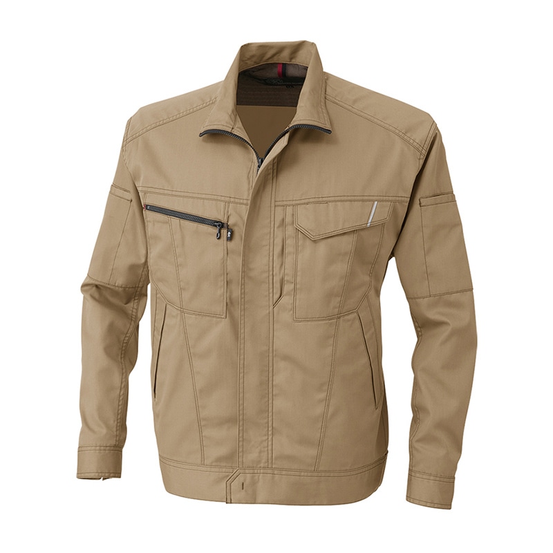 コーコス信岡 長袖ブルゾン A-4071 キャメル 4L 1枚（ご注文単位1枚）【直送品】