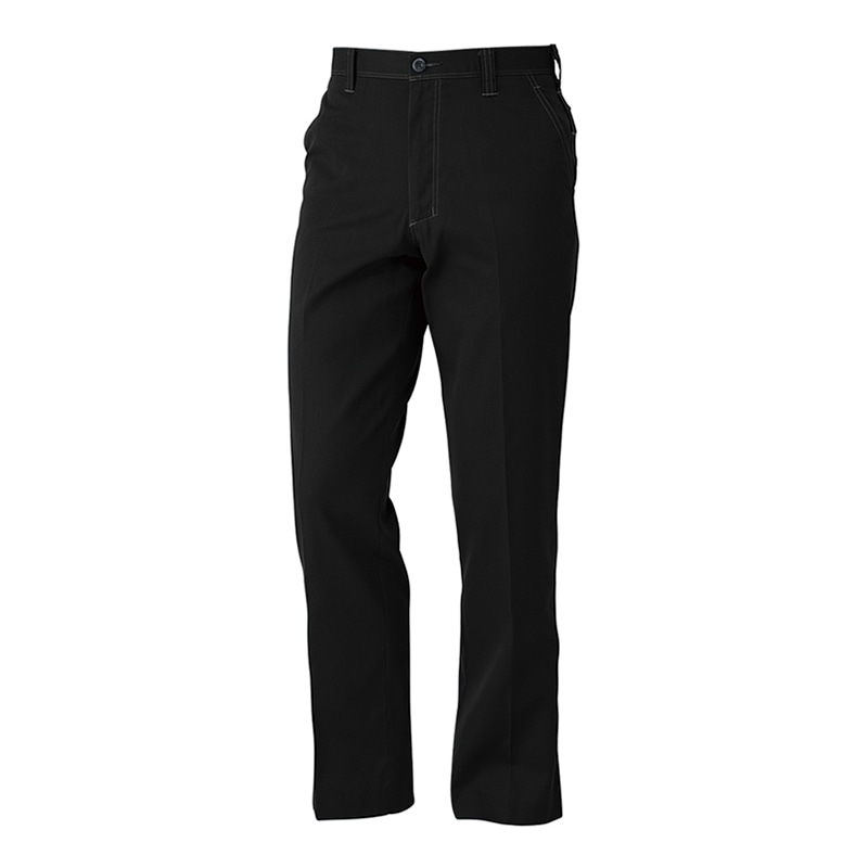 コーコス信岡 ノータックスラックス 春夏対応 A-4073 ブラック 120cm 1枚（ご注文単位1枚）【直送品】