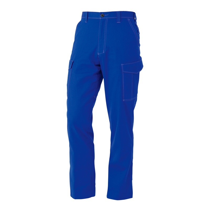 コーコス信岡 ノータックカーゴパンツ 春夏対応 A-4075 ブルー 76cm 1枚（ご注文単位1枚）【直送品】