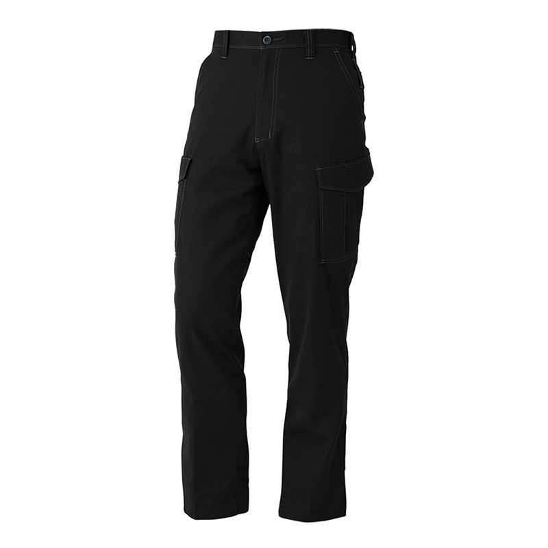 コーコス信岡 ノータックカーゴパンツ 春夏対応 A-4075 ブラック 70cm 1枚（ご注文単位1枚）【直送品】