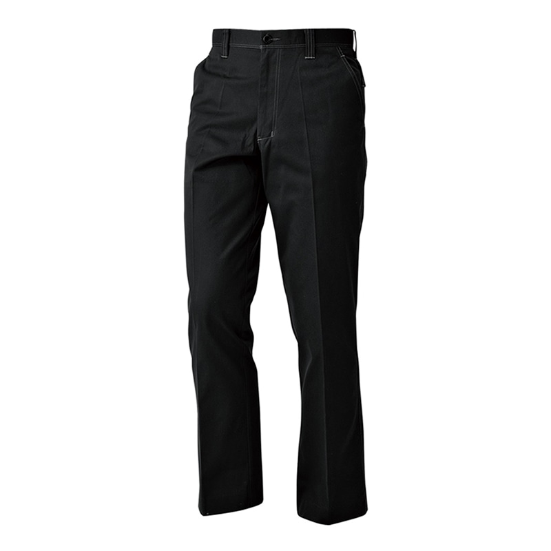 コーコス信岡 ノータックスラックス 秋冬対応 A-4173 ブラック 106cm 1枚（ご注文単位1枚）【直送品】