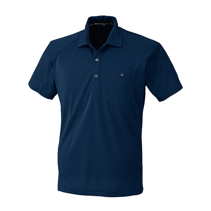 コーコス信岡 半袖ポロシャツ A-4377 ネイビー M 1枚（ご注文単位1枚）【直送品】