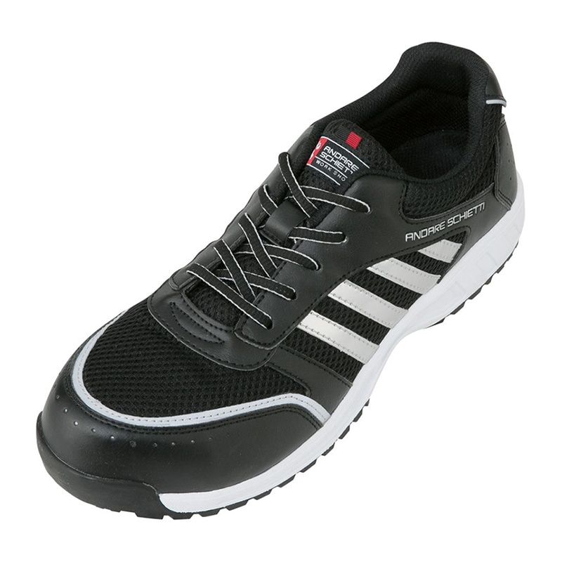 コーコス信岡 プロスニーカー ブラック A-44000 28cm 1組（ご注文単位1組）【直送品】