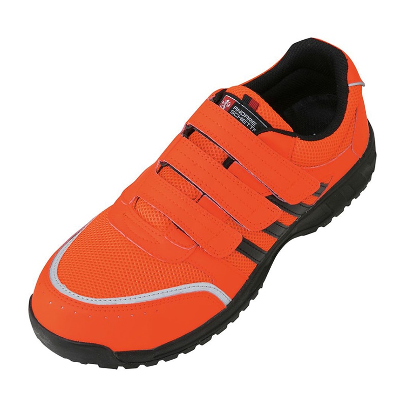 コーコス信岡 プロスニーカー オレンジ A-45000 24cm 1組（ご注文単位1組）【直送品】