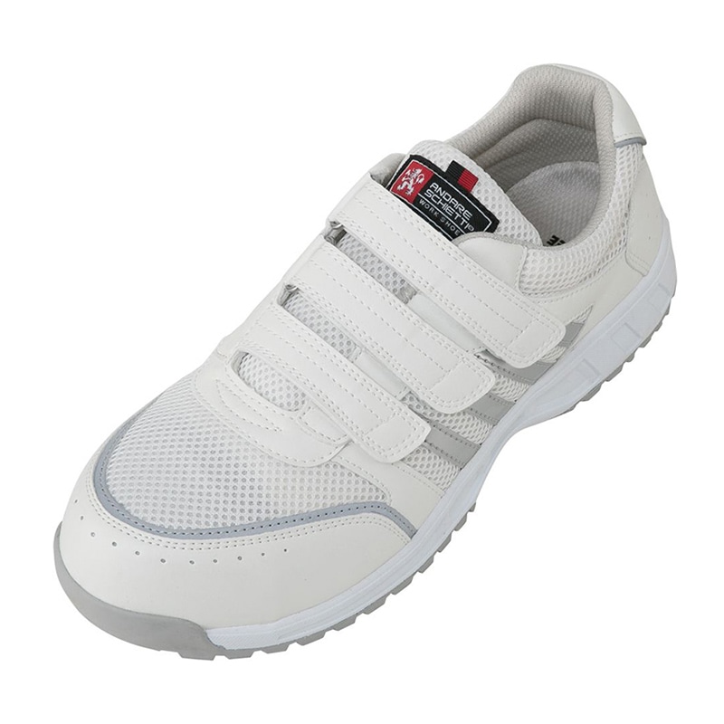 コーコス信岡 プロスニーカー ホワイト A-45000 25cm 1組（ご注文単位1組）【直送品】